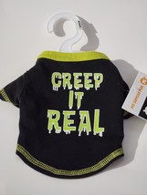 Halloween Dog Fashion XXS T-Shirt &quot;Creep It Real&quot; - £7.54 GBP