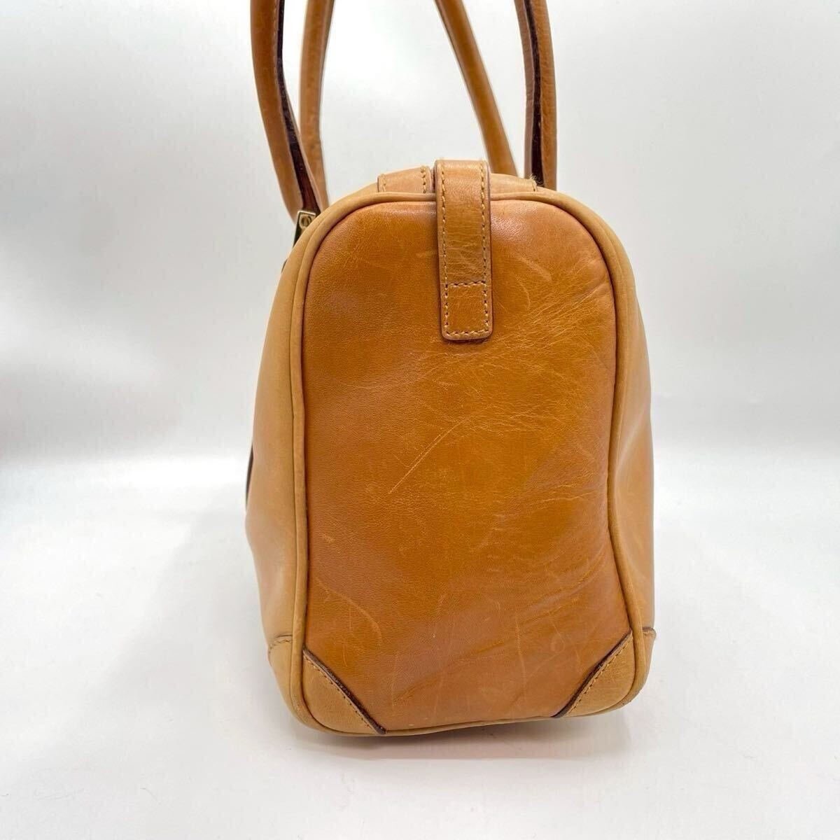Gucci Sherry Mini Boston Bag, Tan leather, women's 2-way bag. Item image 3