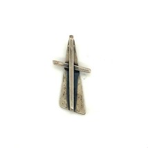 Vintage Sterling Signed ORB Otto Robert Bade Modernist Abstract Cross Pendant - £31.65 GBP