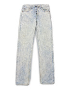 Vintage 80s Levis 501 0108 Light Acid Wash USA size 30x35 Denim Jeans Bu... - £32.11 GBP