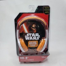 Disney Star Wars BB-8 Cushioned Kids Headphones  Orange Astromech Droid - £7.41 GBP