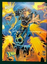 X-MAN (1996) Marvel Comics Wizard 10&quot; x 13&quot; two-sided promotional poster - $236.99 MXN