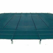 Merlin 12MEGR Green Mesh Safety Cover 20&#39; x 40&#39; Pool Size with 8&#39; Center... - £687.19 GBP