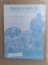 Sheet Music Dolores by Frank Loesser and Louis Alter - $10.00