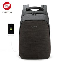 Tigernu laptop backpack usb charging 15.6 backpamen slim waterproof school backp - £82.67 GBP
