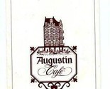Augustin Cafe Menu Bergen Norway 1983 - £12.49 GBP