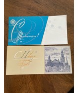 VTG 1970-80&#39;s USSR Soviet Russian Post Cards Happy New Year unused lot of 2 - $19.80