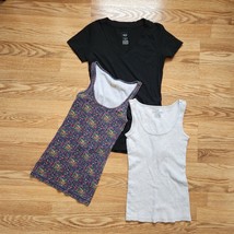 Pullover Tops Lot of 3 Tank Tops Blk Tee Size XS Shirts F.G., Route 66 &amp; Mossimo - £3.93 GBP