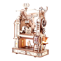 Rokr 3D Wooden Printing Press Puzzle Kit with LED Light for Gifts - $77.40