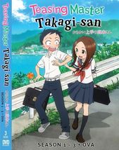 DVD Anime Teasing Master Takagi-san Season 1-3 (Vol.1-36 End+OVA) English Dubbed - £58.91 GBP