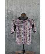 Vintage Tribal Shirt - Kokopelli Tribal Stripes - Men&#39;s Medium  - €38,90 EUR