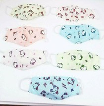 4 x pack Kid HANDMADE FACE COVER Children MASK custom Hello Cat Kitty WA... - £6.96 GBP