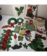 Lot  Of 30 Christmas Sequin &amp; Beaded Appliqués Vintage &amp; New - All Unused - €42,90 EUR