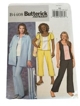 Butterick Sewing Pattern B4408 Womens Jacket Shirt Pants UC Easy 18W 20W 22W 24W - $9.99