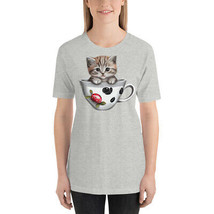 Cute Kitten Cat in Teacup t-shirt - £16.31 GBP+