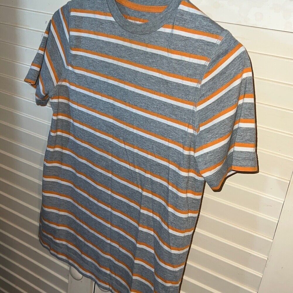 Boys Striped urban pipeline short sleeve T-shirt - £6.16 GBP