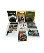 War &amp; Tank Books (Lot Of 8) Tank Museum Weapons Armor Vehicles - £19.46 GBP