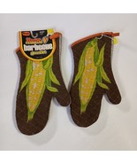 Vintage Pair Oven Mitts Magla Flame Resistant BBQ Gauntlet Glove Teflon ... - $363.73 MXN