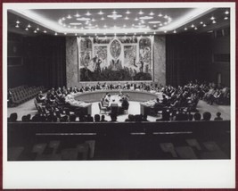 1987 Original Press Photo New York Security Council Meeting Namibia Debate - $46.33