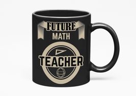 Make Your Mark Design Math Teacher. Graduation, Black 11oz Ceramic Mug - £17.20 GBP+