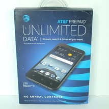 AT&amp;T Prepaid ZTE Maven 3 4G LTE Smartphone Cell Phone NEW Sealed - $43.55