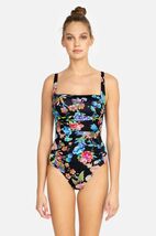 Johnny Was Dreamer Bandeau Floral One Piece Swimsuit XS NWT - €107,33 EUR