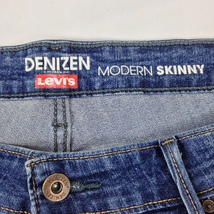 Denizen By Levis Modern Skinny Women Mid Rise Stretch Blue Jeans Sz 18 S/C 36X26 - £15.94 GBP