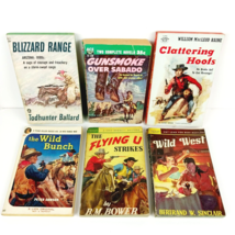 Vintage 1950&#39;s Western Americana Assorted Paperback Book - Lot of 6 - £10.91 GBP
