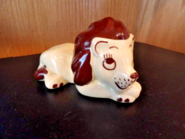 Vintage Lion Figurine Signed Flaw Crazing Rio Hondo California Pottery - £11.28 GBP