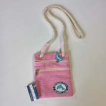 Aqualux Hip Crossbody Bag Purse Ocean City Maryland Pink Nautical Beachy... - $431.89 MXN