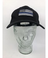 Thin Blue Line Police Hat American Flag Thin Blue Line Headwear Ball Cap... - $23.08 CAD
