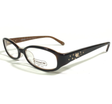 Coach Eyeglasses Frames WILLOW 748AF Tortoise Brown Gold Hearts 51-15-135 - £44.04 GBP