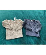 Baby Gap 5 Years Girl Blue Cable Knit Sweater Pullover crew neck - $45.00