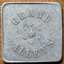 Canton, Ohio ? OH Grand Alleys Maverick Square Good For 2½¢ Trade Token - $11.29