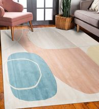 EORC RES06MU8X10 Hand-Tufted Wool Modern Rug, 7&#39;9 x 9&#39;9, Multicolored Area Rug - £696.71 GBP
