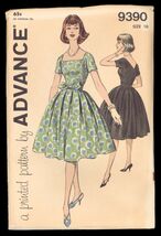 1960's ADVANCE pattern #9390 *  LADIES DRESS size 10 cut &amp; instructions - $6.50