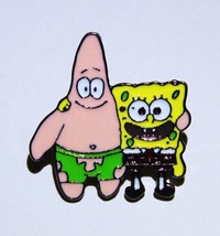 SpongeBob SquarePants with Friend Patrick Hugging Enamel Metal Pin NEW U... - $7.84