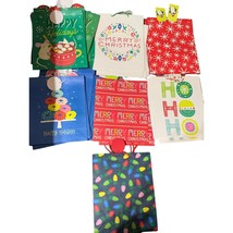 Hallmark Assorted Christmas Gift Bags 13 x 15 LOT OF 11 Bags in Various Designs - £17.58 GBP