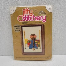 Vintage Jiffy Stitchery Cross Stitch Kit #705 Prayin 5&quot; x 7&quot; Sealed 1990 - £9.51 GBP