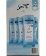 Five (5) Secret ~ Ph Balanced ~ 24 Hour  Invisible Solid Antiperspirant ... - $49.11 CAD