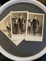 Rppc Postcards (3) Young Men In Suits - $23.29