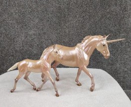 Breyer Rosalind And Rigel 2017 Limited Edition Unicorn Mare Foal Set Nib - £219.27 GBP