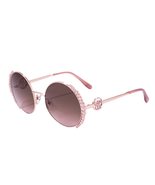 Lancel LA91013 Rose Gold Pink Brown Gradient Sunglasses - £95.31 GBP