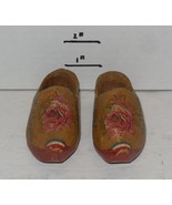 1944 Mini Miniature Dutch Clogs Wooden Shoes Holland Handpainted 2.75&quot; - €22,22 EUR