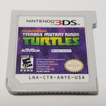 Teenage Mutant Ninja Turtles (Nintendo 3DS, 2013) TMNT Game Cart Only Tested - £6.22 GBP