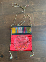 Small Boho Crossbody Chinese theme Crossbody bag Dragon Multicolor New - £7.85 GBP