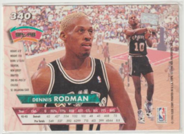 Yes Free with any Purchase 1993 Dennis Rodman San Antonio Spurs Fleer Card#340 - £0.00 GBP