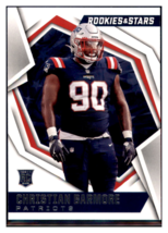 2021 Panini Rookies &amp; Stars Christian Barmore New England Patriots #156 ... - $2.84