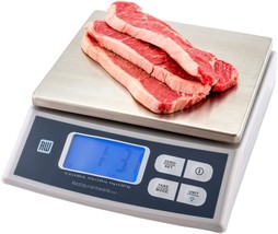 Stainless Steel Kitchen Scale, For Cooking And Baking, Compact, Restaurantware - £48.75 GBP