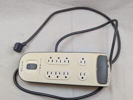 Belkin BV108230-06 Surge Protector, 8 Outlet, Coax In/out - $9.89